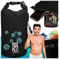 Plecaki worki - Worek Wodoodporny Wodoszczelny Dry Bag Torba Wodoszczelna Plecak Kajak 20l - miniaturka - grafika 1