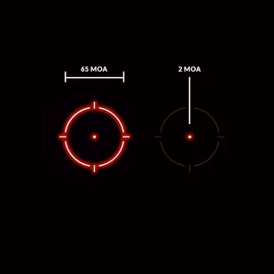 Holosun - Celownik kolimatorowy HS515CM Dot & Circle Multi Reticle - Killflash - Solar Panel - Amunicja i osprzęt ASG - miniaturka - grafika 2