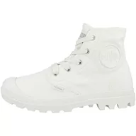 Botki damskie - Palladium Damskie buty US Pampa Hi F botki 92352 beżowe, Star White, 43 EU - miniaturka - grafika 1