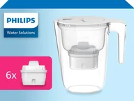 Wkłady filtrujące - Dzbanek filtrujący Philips 2,6 l biały - miniaturka - grafika 1