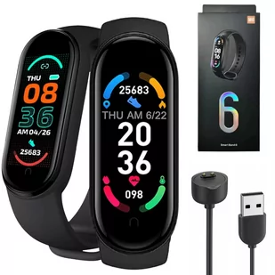 Smartband M6, Microlife, Opaska Sportowa, Smartwatch - Monitory aktywności - miniaturka - grafika 1