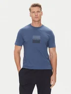Koszulki męskie - HUGO T-Shirt Dusplit 50542784 Granatowy Regular Fit - miniaturka - grafika 1