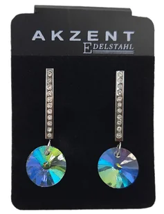 Kolczyki zestaw stal chirurgiczna na prezent Swarovski - Kolczyki - miniaturka - grafika 1