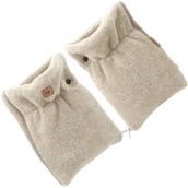 Akcesoria do wózków - Zaffiro - Mufka/rękawiczki do wózka wełniana Sierra - Beige U - miniaturka - grafika 1