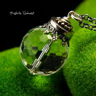 Naszyjnik Ice - Kryształ Górski Srebro - Naszyjniki - miniaturka - grafika 1