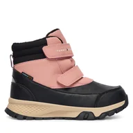 Buty dla dziewczynek - Śniegowce Tommy Hilfiger Velcro Bootie T1A5-34048-1592 S Czarny - miniaturka - grafika 1