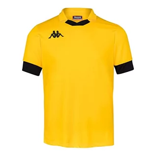 Koszulki męskie - Kappa Męska koszulka polo Tranio żółty żółty/czarny S 304IP60 - grafika 1