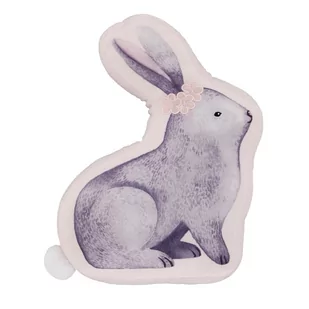 Dziecięca poduszka z motywem króliczka Catherine Lansfield Woodland Friends, 60x40 cm - Kołdry i poduszki dla dzieci - miniaturka - grafika 1