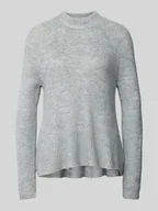 Swetry damskie - Sweter z dzianiny z półgolfem model ‘JADE’ - miniaturka - grafika 1