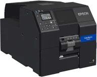 Drukarki kart i etykiet - Epson ColorWorks C6000Pe (mk) C31CH76202MK, kolorowa drukarka etykiet, peeler, disp., USB, Ethernet, black - miniaturka - grafika 1