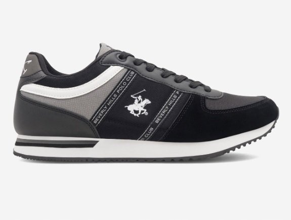 U.S Polo Club Sneakersy męskie czarne rozmiar 46