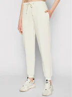 Spodnie sportowe damskie - Guess Spodnie dresowe O1GA14 K8800 Żółty Regular Fit - miniaturka - grafika 1