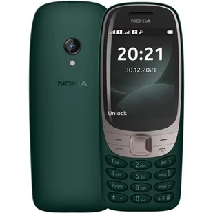 Nokia 6310 TA-1400 (zielony) Dual SIM 2.8 TFT 240x320/16MB/8MB RAM/microSDHC/microUSB/BT - Telefony stacjonarne - miniaturka - grafika 1