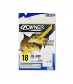 Inne akcesoria dla wędkarzy - Owner Haczyki RL340 rozm.18 Przypzypon 0.09mm - miniaturka - grafika 1