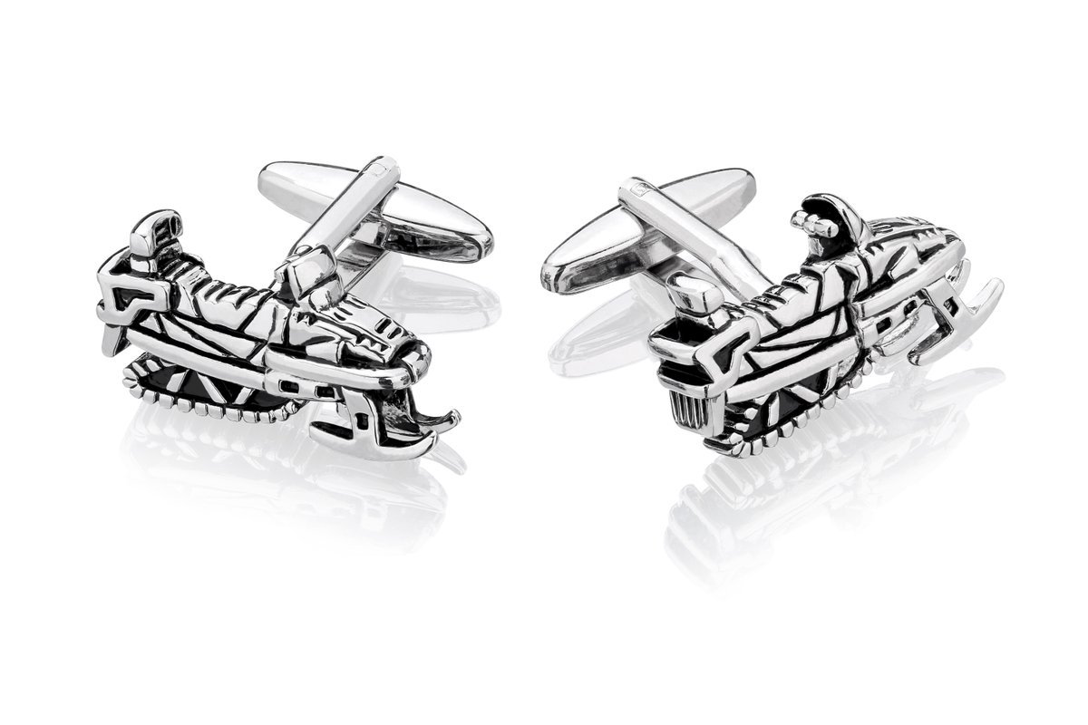 Spinki do mankietów X2 Skuter śnieżny