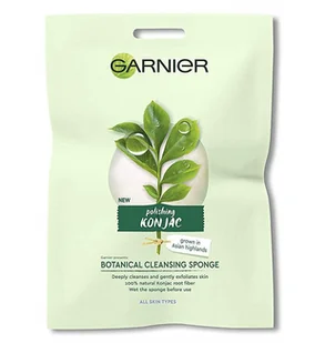 Konjac Garnier Garnier Bio Botanical Cleansing Sponge oczyszczająca gąbka do twarzy 1 szt - Akcesoria do oczyszczania twarzy - miniaturka - grafika 2