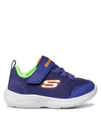 Buty dla chłopców - Skechers Sneakersy Mini Wanderer 407300N/NVLM Granatowy - miniaturka - grafika 1