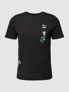 Koszulki męskie - T-shirt z nadrukiem z logo model ‘CLASSICS’ - miniaturka - grafika 1