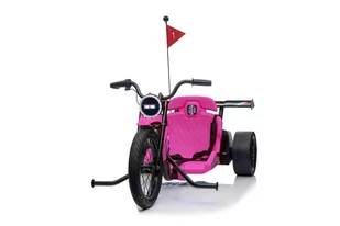 Pojazd DRIFT BIKE 21 Różowy - Pojazdy elektryczne dla dzieci - miniaturka - grafika 1