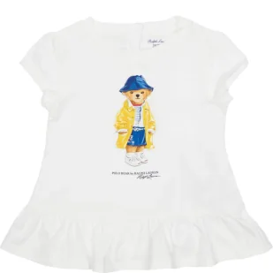 POLO RALPH LAUREN Bluzka Regular Fit - Bluzy dla dziewczynek - miniaturka - grafika 1