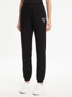 Spodnie sportowe damskie - Guess Spodnie dresowe V5RB13 KC3D2 Czarny Regular Fit - miniaturka - grafika 1