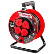 Przedłużacze i rozgałęźniki - HBF SCHMITH bębnowy SCHMITH SPPL-1-20 20 m) - miniaturka - grafika 1