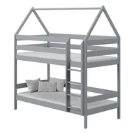 Łóżka dla dzieci i młodzieży - Łóżko piętrowe domek 180x90 - miniaturka - grafika 1