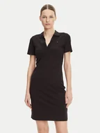 Sukienki - Tommy Hilfiger Sukienka codzienna WW0WW42567 Czarny Slim Fit - miniaturka - grafika 1