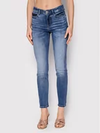 Spodnie damskie - Guess Jeansy W2YA46 D4H15 Niebieski Skinny Fit - miniaturka - grafika 1