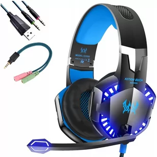 SŁUCHAWKI GAMINGOWE DO PC PS4 XBOX MIKROFON GRACZY - Słuchawki - miniaturka - grafika 1
