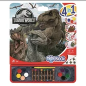 Baśnie, bajki, legendy - zestaw artystyczny kolorowanka jurassic world kredki farby giga blok 4w1 - miniaturka - grafika 1