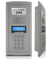 Akcesoria do domofonów i wideodomofonów - Elfon moduł panela z podświetlaną wizytówką adresową /popiel (P) Mod OP-255-P - miniaturka - grafika 1