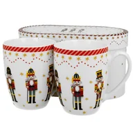 Kubki - Komplet 2 kubków Christmas Nutcracker 360 ml - miniaturka - grafika 1