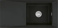 Zlewozmywaki - SystemCeram SIRO 100 NIGRA 87 (czarny mat) (50800187) - miniaturka - grafika 1