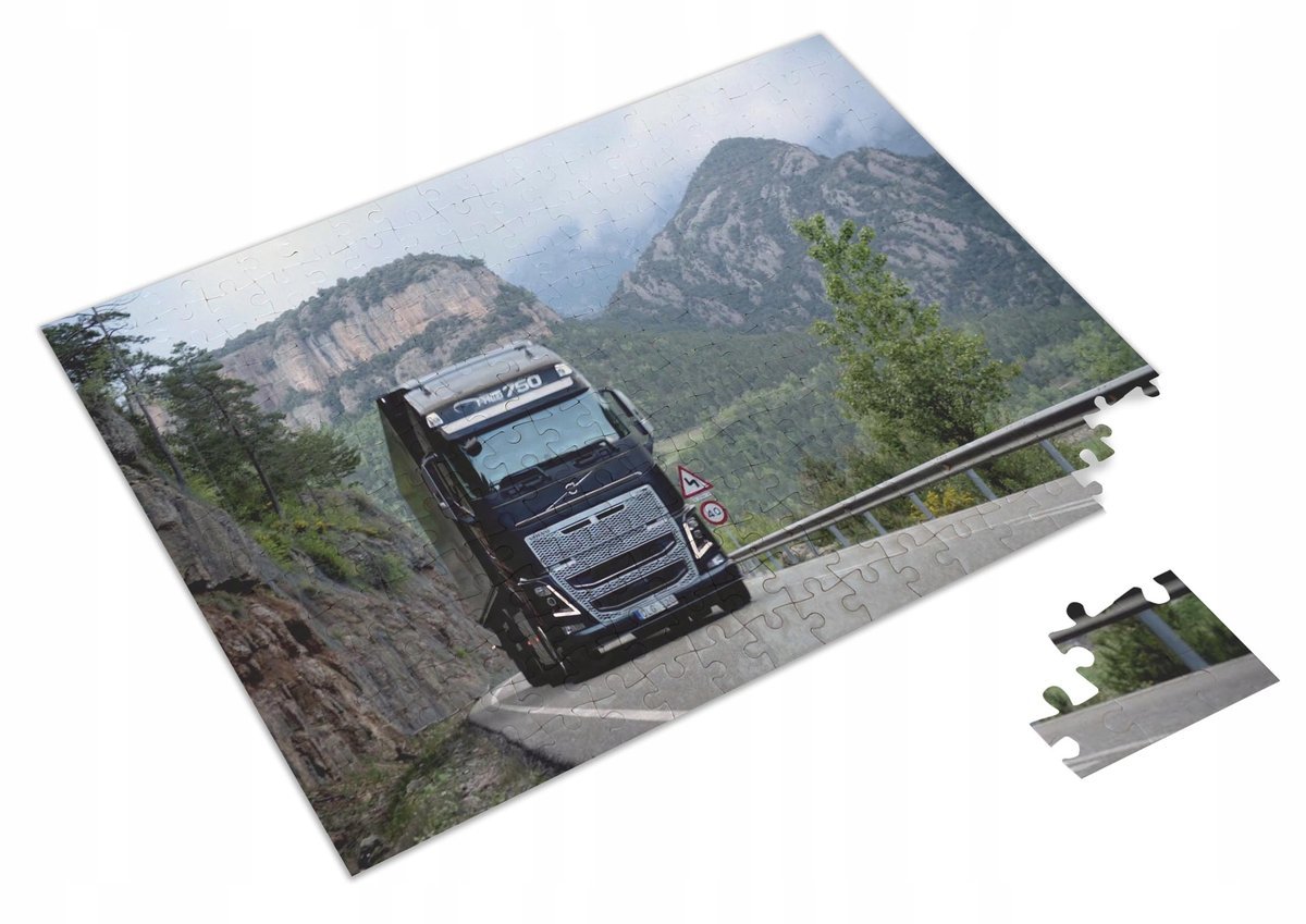Puzzle Ciężarówka Tir + Imię pudełko A3 252 el. #3