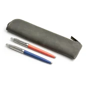 Zestawy piśmiennicze - Zestaw długopisów Parker Jotter Koralowy i Niebieski z szarym etui - miniaturka - grafika 1
