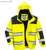 Odzież robocza - PORTWEST C466 KLASYCZNA KURTKA OSTRZEGAWCZA BOMBER; ŻÓŁTY/CZARNY - miniaturka - grafika 1