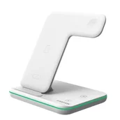 Ładowarki do telefonów - Canyon Bezprzewodowa ładowarka 3v1 pro telefon Apple Watch Airpods CNS-WCS303W - miniaturka - grafika 1