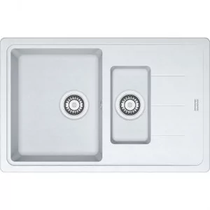 FRANKE 114.0676.283 Zlewozmywak Basis BFG 651-78 Fragranit+ Biały Polarny - Zlewozmywaki - miniaturka - grafika 1