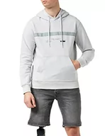 Bluzy męskie - G-STAR RAW Męska bluza z kapturem, luźna, szary (Micro Chip A613-c741), XXL - miniaturka - grafika 1