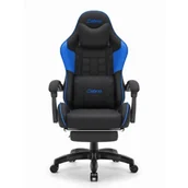 Fotele gamingowe - Fotel CABRO C501 Czarno-Niebieski - miniaturka - grafika 1