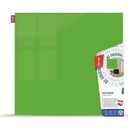 Tablice i flipcharty - Tablica szklana magnetyczna 90x120cm MEMOBE zielona /SZM129/ZI/ DK255-4 - miniaturka - grafika 1