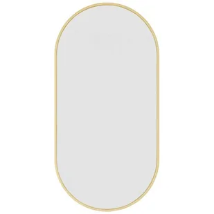 Lustro MUFART 15419 100 x 50 cm Złoty - Lustra - miniaturka - grafika 1
