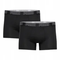 Majtki męskie - Puma Bokserki Męskie Majtki Boxer 2P Czarne R.M - miniaturka - grafika 1