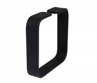 Meble modułowe i akcesoria - Noga metalowa, nóżka, stopka czarna Loft wys. 10cm - miniaturka - grafika 1