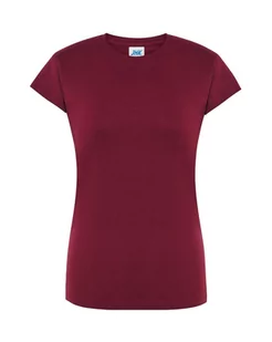 T-shirt Damski medyczny bordowy roz. XXL - Koszulki i topy damskie - miniaturka - grafika 1