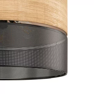 Designerska lampa z drewnem, regulowana wysokość TK 4798 z serii NICOL - Lampy sufitowe - miniaturka - grafika 4