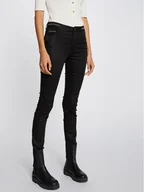 Spodnie damskie - Morgan Spodnie materiałowe 212-PALONA Czarny Slim Fit - miniaturka - grafika 1