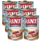 Mokra karma dla psów - Rinti Kennerfleisch Junior Huhn karma mokra dla psa - kurczak 6x400g - miniaturka - grafika 1