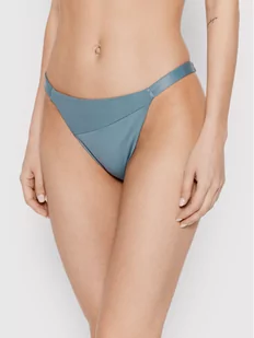 Calvin Klein Swimwear Dół od bikini KW0KW01715 Niebieski - Stroje kąpielowe - miniaturka - grafika 1